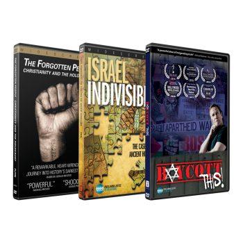 3 DVD Combo: Israel Indivisible, Forgotten People, And Boycott This!