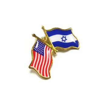 U.S.A. & Israel Flag Pin
